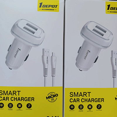 شارژر فندکی 1DEPOT-CRS01 دو پورت